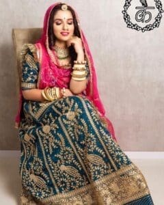 Blooming Georgette Designer Poshak