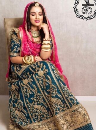 Blooming Georgette Designer Poshak