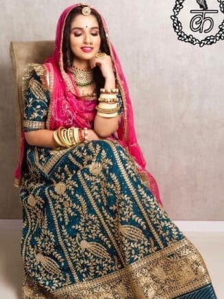 Blooming Georgette Designer Poshak