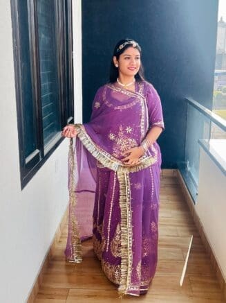 Hand Work Gota Patti Rajputi Poshak