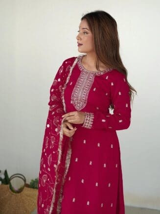 Women Kurta Pant Dupatta Set Meesho