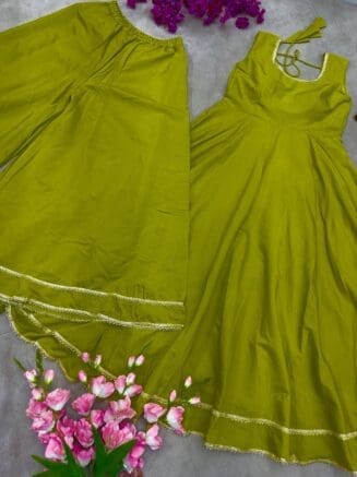 Meesho Anarkali Gown With Dupatta